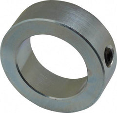 Climax Metal Products - 1-1/2" Bore, Steel, Set Screw Shaft Collar - 2-1/4" Outside Diam, 3/4" Wide - Americas Tooling