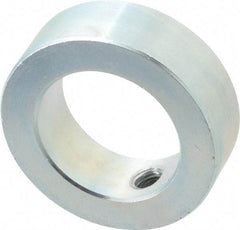 Climax Metal Products - 1-5/8" Bore, Steel, Set Screw Shaft Collar - 2-1/2" Outside Diam, 13/16" Wide - Americas Tooling