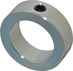 Climax Metal Products - 1-11/16" Bore, Steel, Set Screw Shaft Collar - 2-1/2" Outside Diam, 13/16" Wide - Americas Tooling