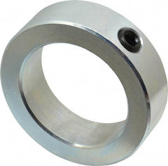 Climax Metal Products - 2-1/4" Bore, Steel, Set Screw Shaft Collar - 3-1/4" Outside Diam, 15/16" Wide - Americas Tooling