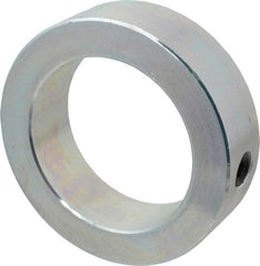 Climax Metal Products - 2-7/16" Bore, Steel, Set Screw Shaft Collar - 3-1/2" Outside Diam, 1" Wide - Americas Tooling