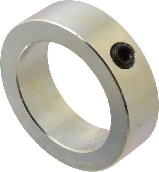 Climax Metal Products - 2-1/2" Bore, Steel, Set Screw Shaft Collar - 3-1/2" Outside Diam, 1" Wide - Americas Tooling