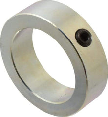 Climax Metal Products - 2-1/2" Bore, Steel, Set Screw Shaft Collar - 3-1/2" Outside Diam, 1" Wide - Americas Tooling