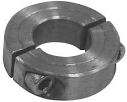 Climax Metal Products - 11/16" Bore, Steel, Two Piece Clamp Collar - 1-3/8" Outside Diam - Americas Tooling