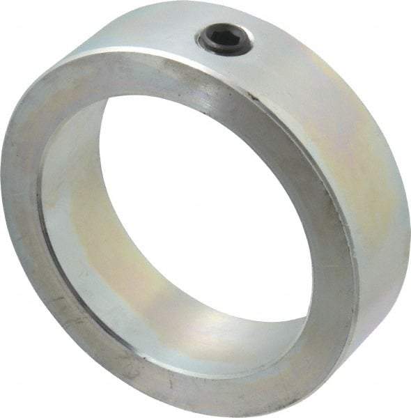 Climax Metal Products - 3" Bore, Steel, Set Screw Shaft Collar - 4" Outside Diam, 1-1/8" Wide - Americas Tooling