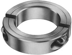 Climax Metal Products - 3mm Bore, Steel, Two Piece Shaft Collar - 11/16" Outside Diam - Americas Tooling