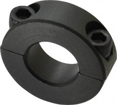 Made in USA - 3/4" Bore, Steel, Two Piece Shaft Collar - 1-1/2" Outside Diam, 1/2" Wide - Americas Tooling