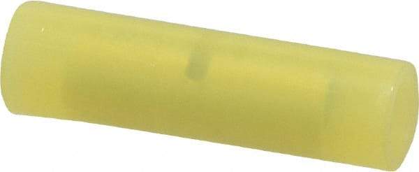 3M - 12 to 10 AWG Compatible, Nylon Fully Insulated, Crimp-On Butt Splice Terminal - 2 Wire Entries, Yellow - Americas Tooling