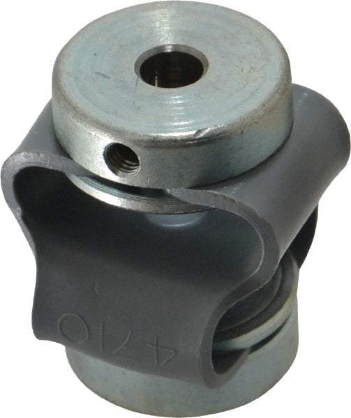 Huco - 3/16" Max Bore Diam, Flexible Flex P Double Loop Coupling - 27mm OD, Polyurethane - Americas Tooling