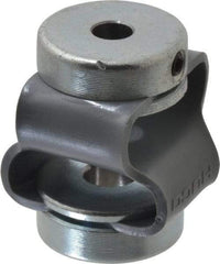 Huco - 1/4" Max Bore Diam, Flexible Flex P Double Loop Coupling - 27mm OD, Polyurethane - Americas Tooling