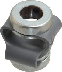 Huco - 3/8" Max Bore Diam, Flexible Flex P Double Loop Coupling - 27mm OD, Polyurethane - Americas Tooling