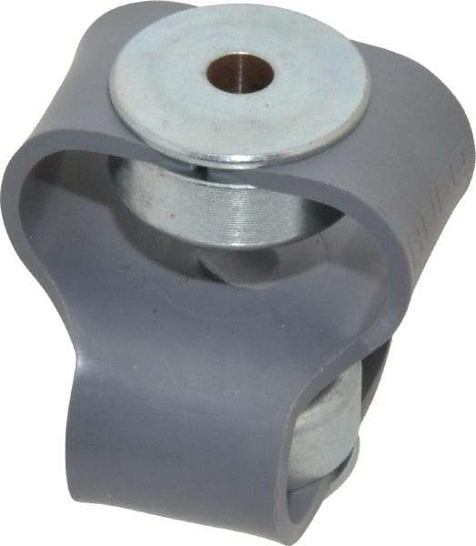 Huco - 1/2" Max Bore Diam, Flexible Flex P Double Loop Coupling - 48mm OD, Polyurethane - Americas Tooling