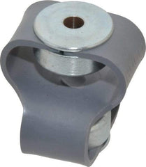 Huco - 1/2" Max Bore Diam, Flexible Flex P Double Loop Coupling - 48mm OD, Polyurethane - Americas Tooling