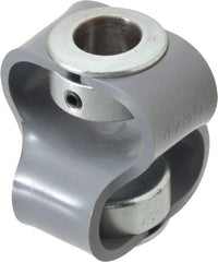 Huco - 5/8" Max Bore Diam, Flexible Flex P Double Loop Coupling - 54mm OD, Polyurethane - Americas Tooling