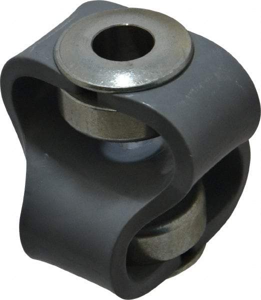 Huco - 1/2" Max Bore Diam, Flexible Flex P Double Loop Coupling - 56mm OD, Polyurethane - Americas Tooling