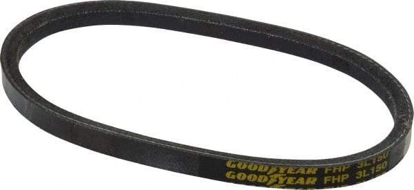 Continental ContiTech - Section 3L, 15" Outside Length, V-Belt - High Traction Rubber, Fractional HP, No. 3L150 - Americas Tooling