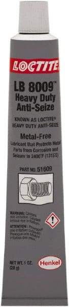 Loctite - 1 oz Tube Anti-Seize Lubricant - Metal Free, 2,400°F, Black - Americas Tooling