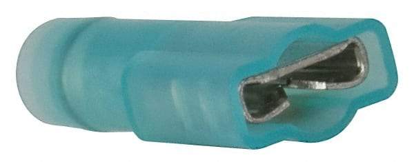 3M - 16 to 14 AWG, Nylon, Fully Insulated, Female Wire Disconnect - 1/4 Inch Wide Tab, Blue, RoHS 2011/65/EU Compliant - Americas Tooling