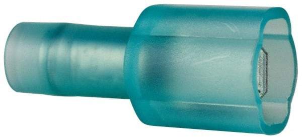 3M - 16 to 14 AWG, Nylon, Fully Insulated, Male Wire Disconnect - 3/16 Inch Wide Tab, Blue, RoHS 2011/65/EU Compliant - Americas Tooling