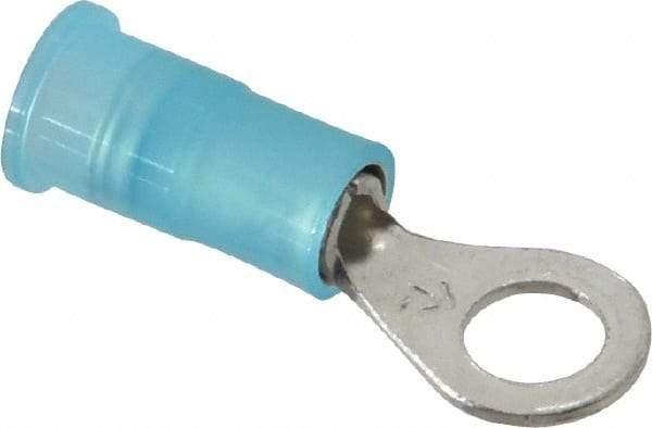 3M - 16-14 AWG Partially Insulated Crimp Connection Circular Ring Terminal - #10 Stud, Copper Contact - Americas Tooling