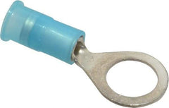 3M - 16-14 AWG Partially Insulated Crimp Connection Circular Ring Terminal - 5/16" Stud, Copper Contact - Americas Tooling