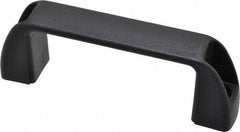 80/20 Inc. - 4.41" Long x 0.83" Wide x 1.42" High, Plastic Door Handle - Plastic, 3.678" Center to Center - Americas Tooling