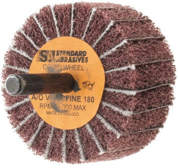 Standard Abrasives - Mounted Flap Wheel - - Exact Industrial Supply