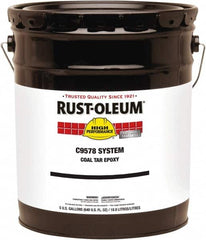 Rust-Oleum - 5 Gal Can Gloss Black Epoxy - 100 to 130 Sq Ft/Gal Coverage, 294 g/L VOC Content - Americas Tooling