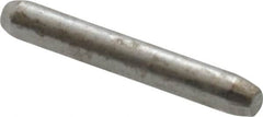 Made in USA - 1/16" Diam x 7/16" Pin Length 416 Stainless Steel Precision Dowel Pin - Passivated Finish, C 36-42 Hardness, 2 Beveled End - Americas Tooling