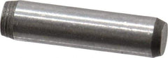 Made in USA - 3/32" Diam x 3/8" Pin Length 416 Stainless Steel Precision Dowel Pin - Passivated Finish, C 36-42 Hardness, 2 Beveled End - Americas Tooling