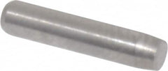 Made in USA - 3/32" Diam x 7/16" Pin Length 416 Stainless Steel Precision Dowel Pin - Passivated Finish, C 36-42 Hardness, 2 Beveled End - Americas Tooling