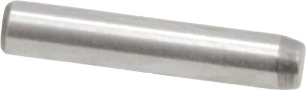 Made in USA - 3/32" Diam x 1/2" Pin Length 416 Stainless Steel Precision Dowel Pin - Passivated Finish, C 36-42 Hardness, 2 Beveled End - Americas Tooling