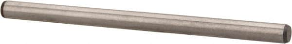 Made in USA - 1/8" Diam x 2" Pin Length 416 Stainless Steel Precision Dowel Pin - Passivated Finish, C 36-42 Hardness, 2 Beveled End - Americas Tooling