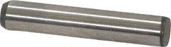 Made in USA - 3/16" Diam x 1" Pin Length 416 Stainless Steel Precision Dowel Pin - Passivated Finish, C 36-42 Hardness, 2 Beveled End - Americas Tooling