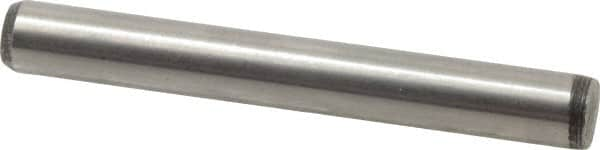 Made in USA - 1/4" Diam x 2" Pin Length 416 Stainless Steel Precision Dowel Pin - Passivated Finish, C 36-42 Hardness, 2 Beveled End - Americas Tooling