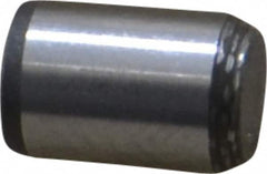 Made in USA - 1/4" Diam x 3/8" Pin Length 416 Stainless Steel Precision Dowel Pin - Passivated Finish, C 36-42 Hardness, 2 Beveled End - Americas Tooling