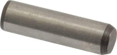 Made in USA - 1/4" Diam x 7/8" Pin Length 416 Stainless Steel Precision Dowel Pin - Passivated Finish, C 36-42 Hardness, 2 Beveled End - Americas Tooling