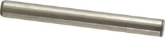 Made in USA - 3/8" Diam x 3-1/2" Pin Length 416 Stainless Steel Precision Dowel Pin - Passivated Finish, C 36-42 Hardness, 2 Beveled End - Americas Tooling