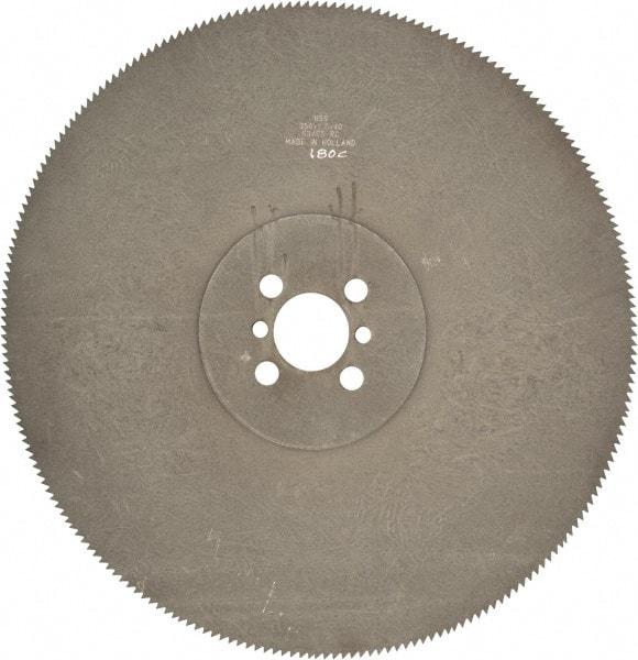 Kinkelder Saw - 350mm Blade Diam, 180 Teeth, High Speed Steel Cold Saw Blade - 40mm Arbor Hole Diam, 2.5mm Blade Thickness - Americas Tooling