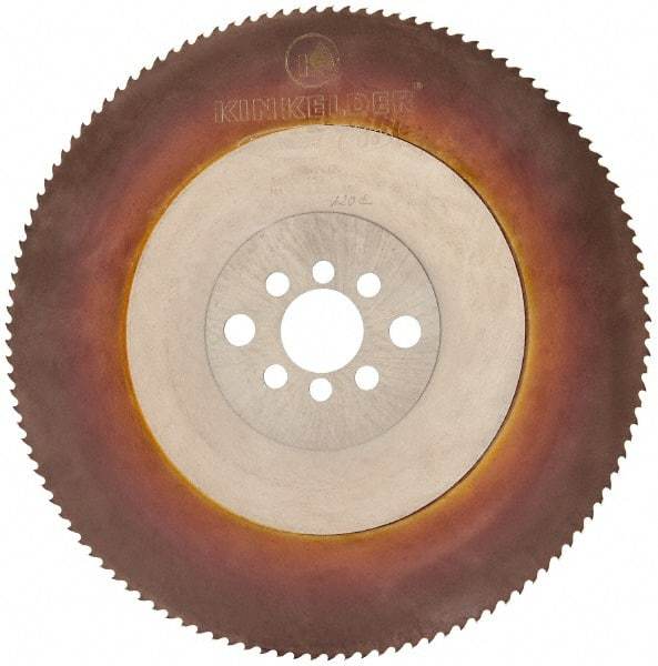 Kinkelder Saw - 250mm Blade Diam, 120 Teeth, High Speed Steel Cold Saw Blade - 32mm Arbor Hole Diam, 2mm Blade Thickness - Americas Tooling