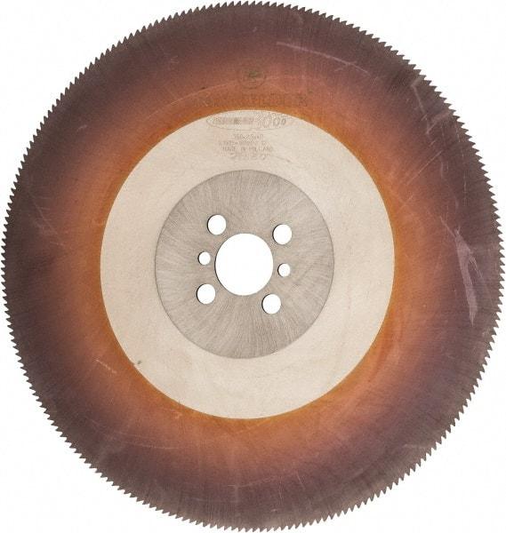 Kinkelder Saw - 350mm Blade Diam, 280 Teeth, High Speed Steel Cold Saw Blade - 40mm Arbor Hole Diam, 2.5mm Blade Thickness - Americas Tooling