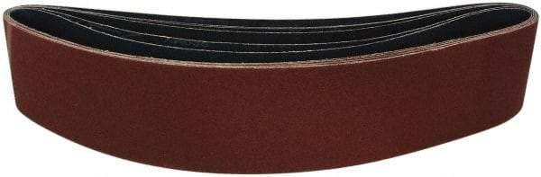 Tru-Maxx - 6" Wide x 89" OAL, 60 Grit, Aluminum Oxide Abrasive Belt - Aluminum Oxide, Coarse, Coated, X Weighted Cloth Backing, Dry - Americas Tooling