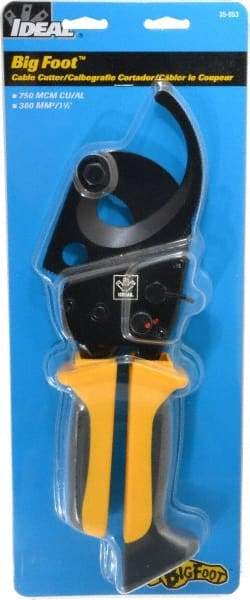 Ideal - 14-1/2" OAL, 750 MCM Capacity, Cable Cutter - Ergonomic Handle - Americas Tooling