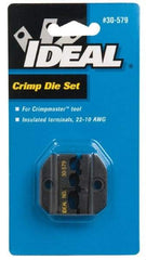 Ideal - Terminal Crimper - Insulated Terminal 22-10 AWG - Die Set Only Style - Americas Tooling