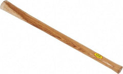 Made in USA - 36" Long Replacement Handle for Railroad/Clay Pick - 3" Eye Length x 2" Eye Width, Hickory, 5 Lb Capacity, Material Grade Type B - Americas Tooling