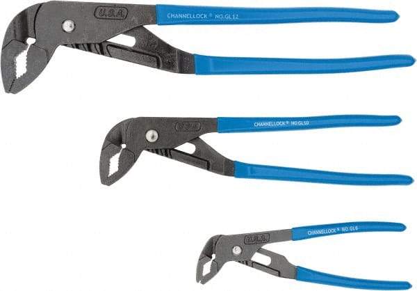 Channellock - 3 Piece Tongue & Groove Plier Set - Comes in Display Card - Americas Tooling