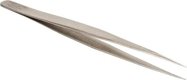 Aven - 5-5/16" OAL SS-SA Precision Tweezers - Straight, Extra Long & Narrow - Americas Tooling