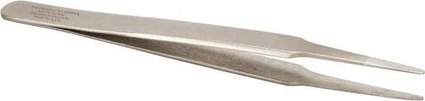 Aven - 4-1/2" OAL 2A-SA Precision Tweezers - Straight Round - Americas Tooling