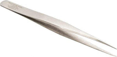 Aven - 4-1/4" OAL 3C-SA Precision Tweezers - Straight, Subminiature Assembly - Americas Tooling