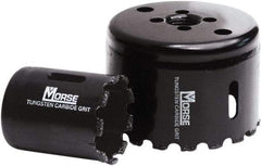 M.K. MORSE - 2" Diam, 1-15/16" Cutting Depth, Hole Saw - Carbide Grit Saw, Gulleted Edge - Americas Tooling